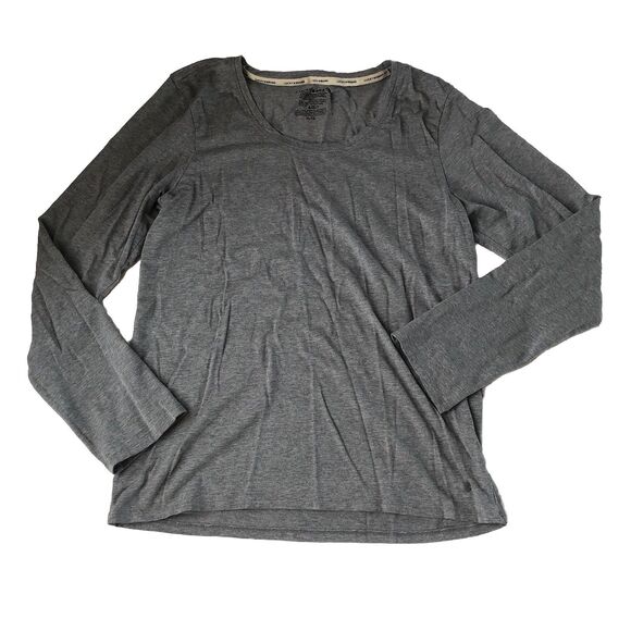 Lucky Brand Women’s Long Sleeve T-Shirt Heather Gray Tag Size XL - Picture 1 of 10